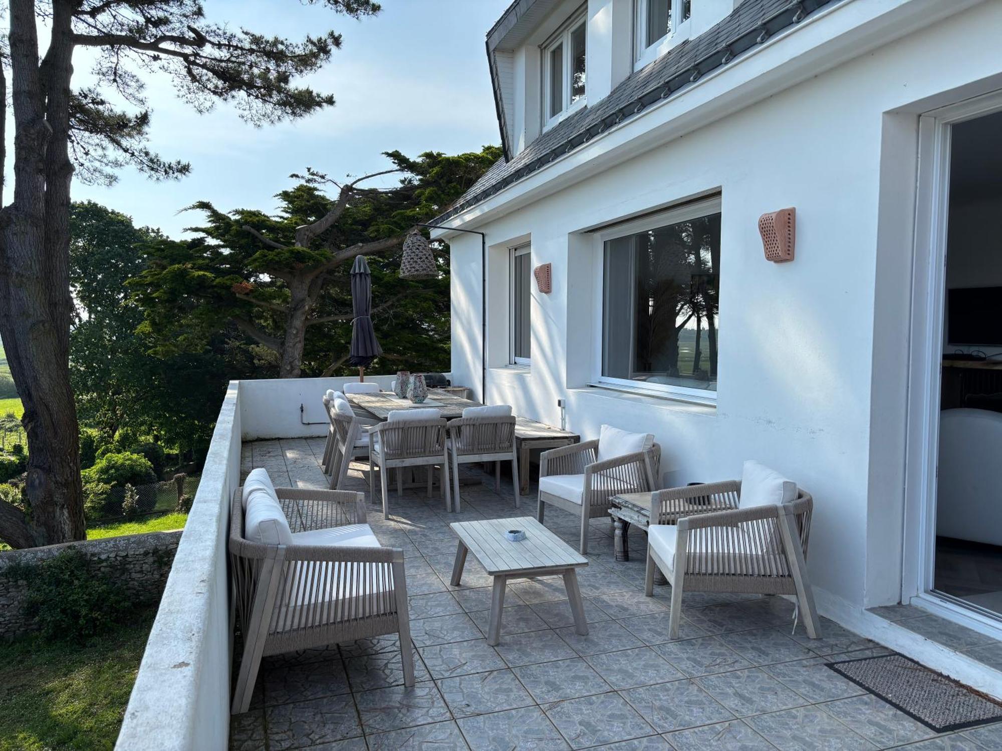 Villa Vieilles Vignes Vue Mer Billiers Eksteriør bilde